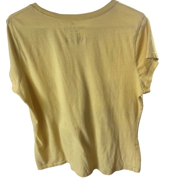 Wound Up Tee Women 3XL Yellow Front Graphic Your Potential is Endless - Picture 4 of 6